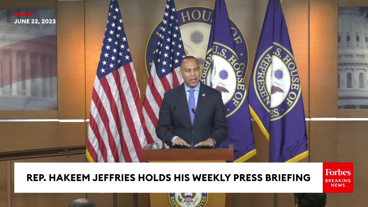 Hakeem Jeffries Asked Point Blank About Censuring Republicans After Adam Schiff Censured