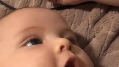 Baby said "I LOVE YOU" to mommy