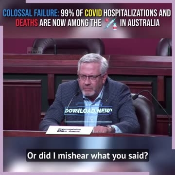 Dr McCullough 99% of COVID Hospitalizations & Deaths Are Now Among the Vaccinated in Australia