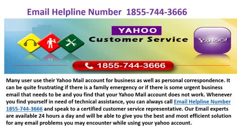 Email Helpline Number 1855-744-3666