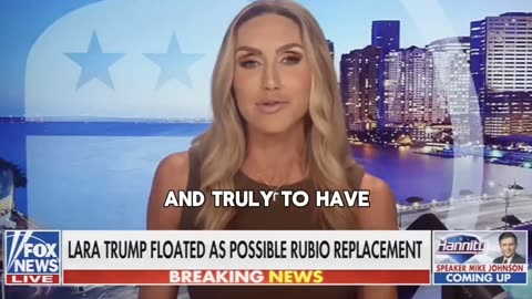 Lara Trump Tipped to Fill Marco Rubio's Senate Seat: 'I Would Love to Serve the People of Florida'
