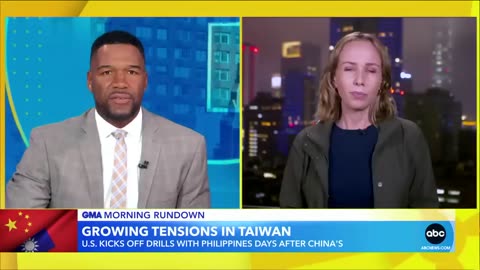 Tensions rise in Taiwan as U.S. kicks off nearby drills l GMA