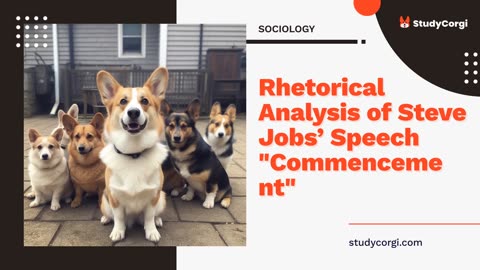 Rhetorical Analysis of Steve Jobs’ Speech "Commencement" - Essay Example