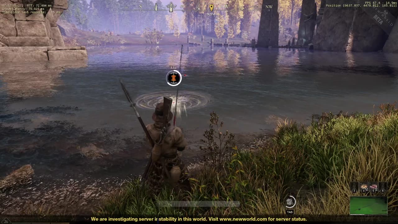 1 Hour Chill Lofi while fishing in New World
