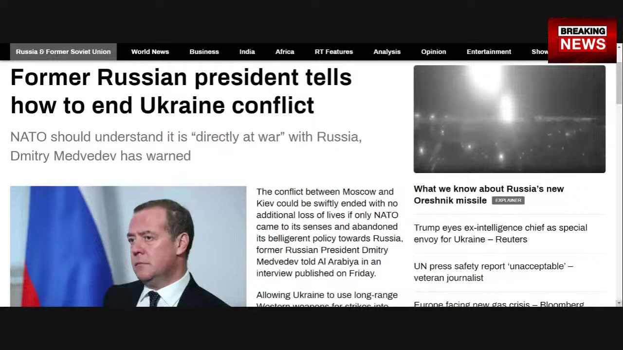 BREAKING NEWS: WITH LESS THAN 60 DAYS TO GO, WILL NATO ATTACK RUSSIA OR WILL THERE BE PEACE ??