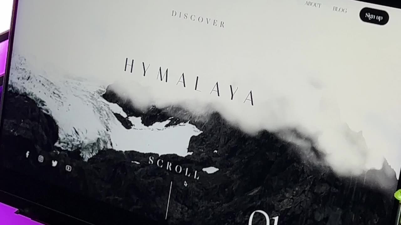Parallax Web Design Effect
