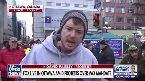 Canadian protesters message to freedom convoys around the world