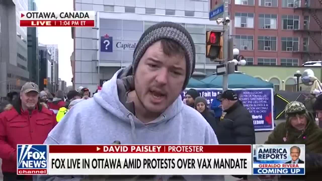 Canadian protesters message to freedom convoys around the world