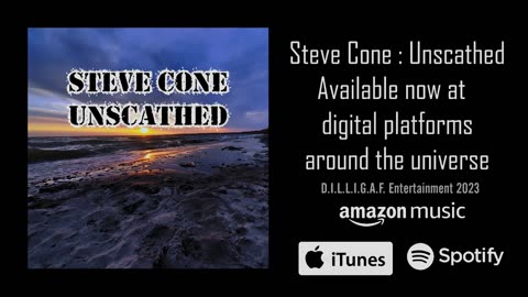 Black Cloud lyric video from Steve Cone Unscathed Rock N Roll