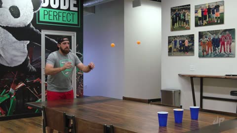 Ping pong trick shots 2