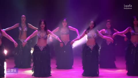 Korean belly dance team Lucete - Music- Artem Uzunov - It's Time to Play