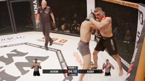 FULL FIGHT: Elias Jackobi vs Tauras Kuskys MMA ufc mma gameyaasu utube