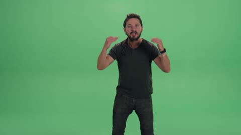 You will be shocked by how he shouts, "Just do it"