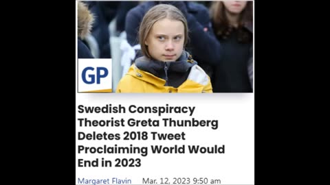 Greta - world will end in 2023