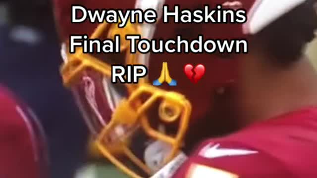 Dwayne Haskins final touchdown.