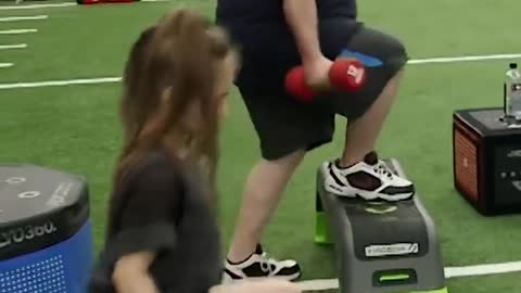 Shauna And Mark Go The Gym