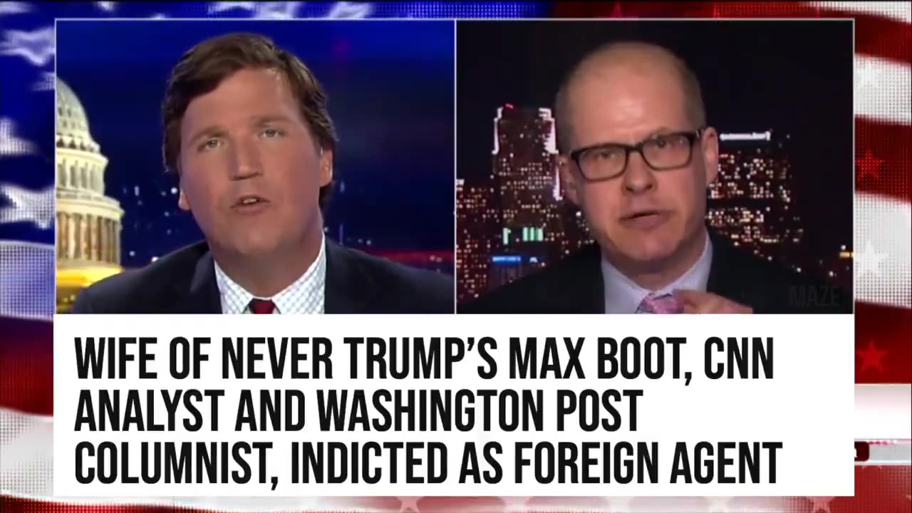 Max Boot's wife has been indicted as a foreign agent.