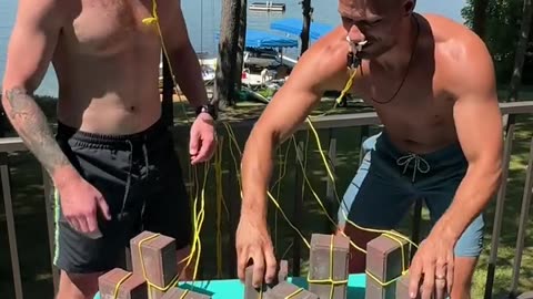Choose the wrong bricks Nose Waxed