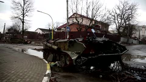 Bucha residents unable to comprehend destruction