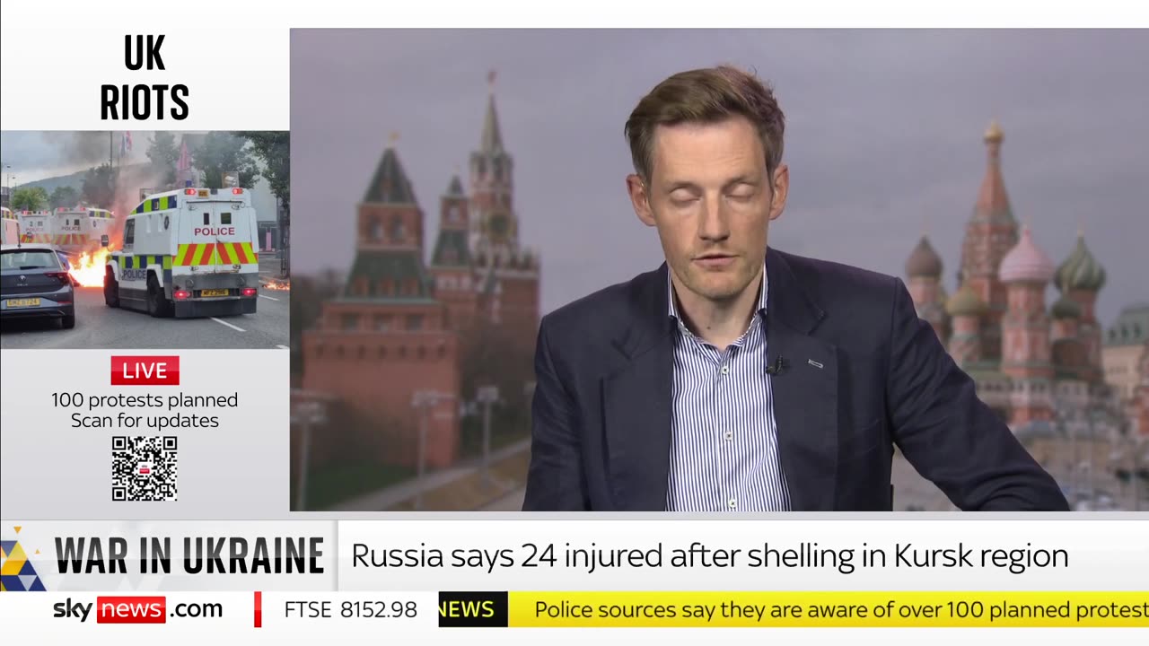 Atleast 24 person injured in surprise Kursk attack