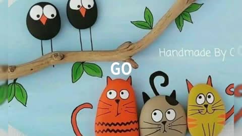 outstanding and adorable stone rock painting ideas (0)