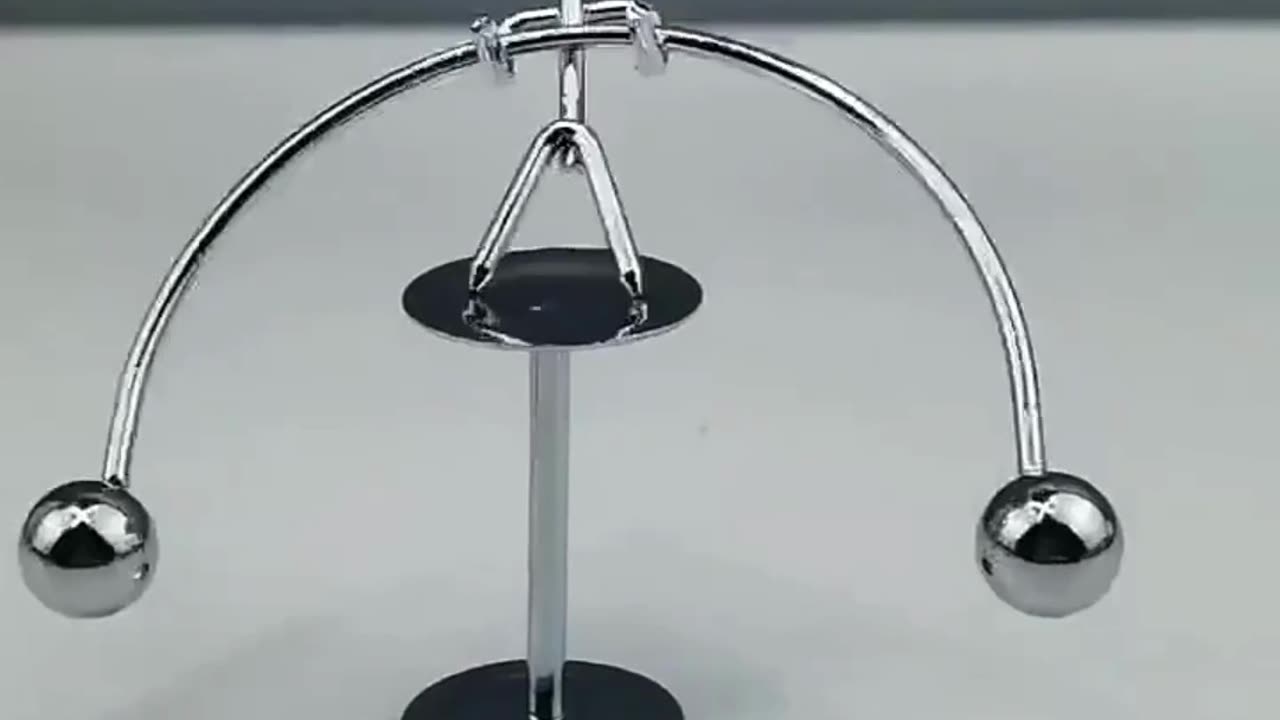 Perpetual Balance Small Weightlifting Cartoon Newton Physics Science Newton .mp4