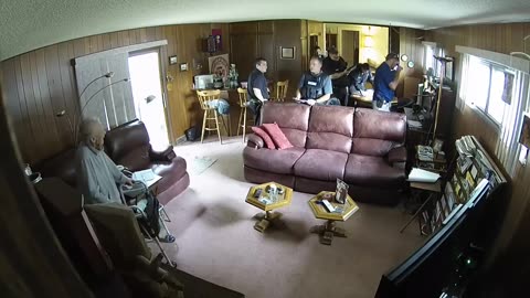 98 year old lady's home raided. She died the next day