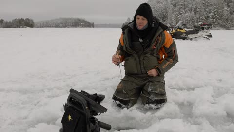 Ice fishing do-all
