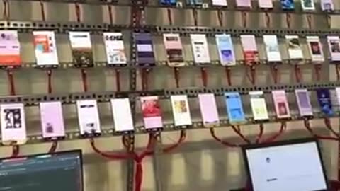 Asian Social Media Bot Farmers at work