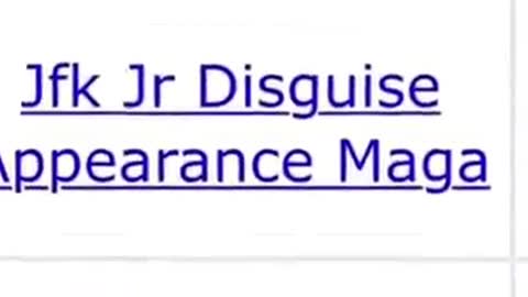 JFK jr Again