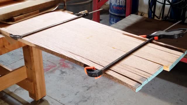 Workbench actually being used for woodworking