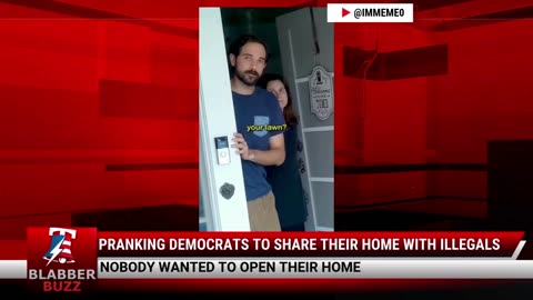 Pranking Democrats To Share Their Home With Illegals