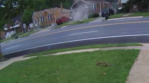 A car crashed into a house in south St. Louis County, killing the driver, Tuesday.