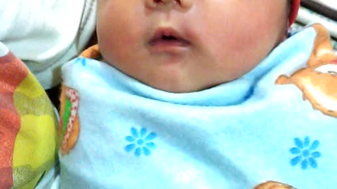 Newborn baby is cute and adorable