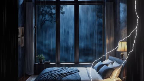 Rain thunder sounds for deep sleep
