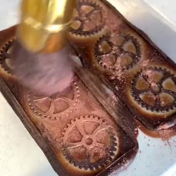 coffee chocolate clock