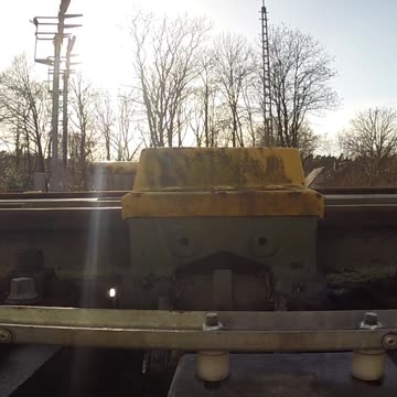 A track closure when it closes