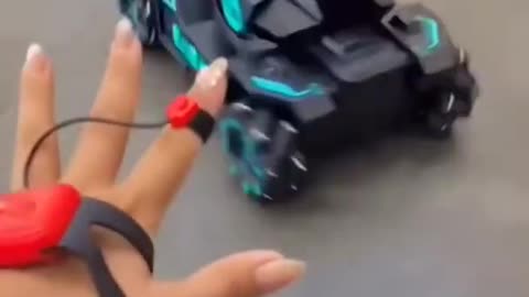 Futuristic toy car