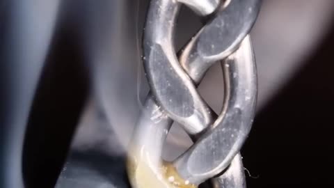 Tin pigtail + hot knife🔪🔥 #asmr #macro