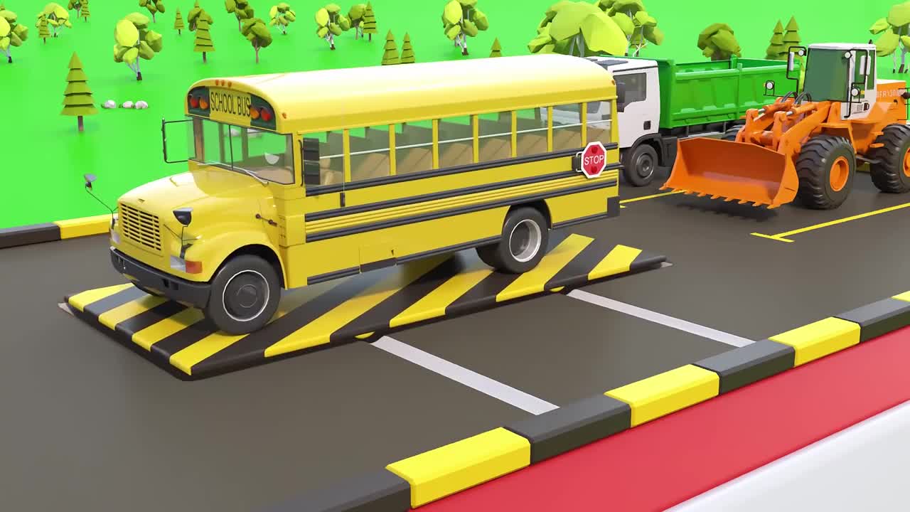 Magic Train fot Children | Vehicles - Cartoon Videos | Toy Trucks for Kids Toddlers-7