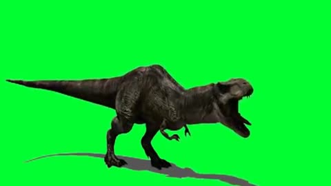 Dinosour green screen effect