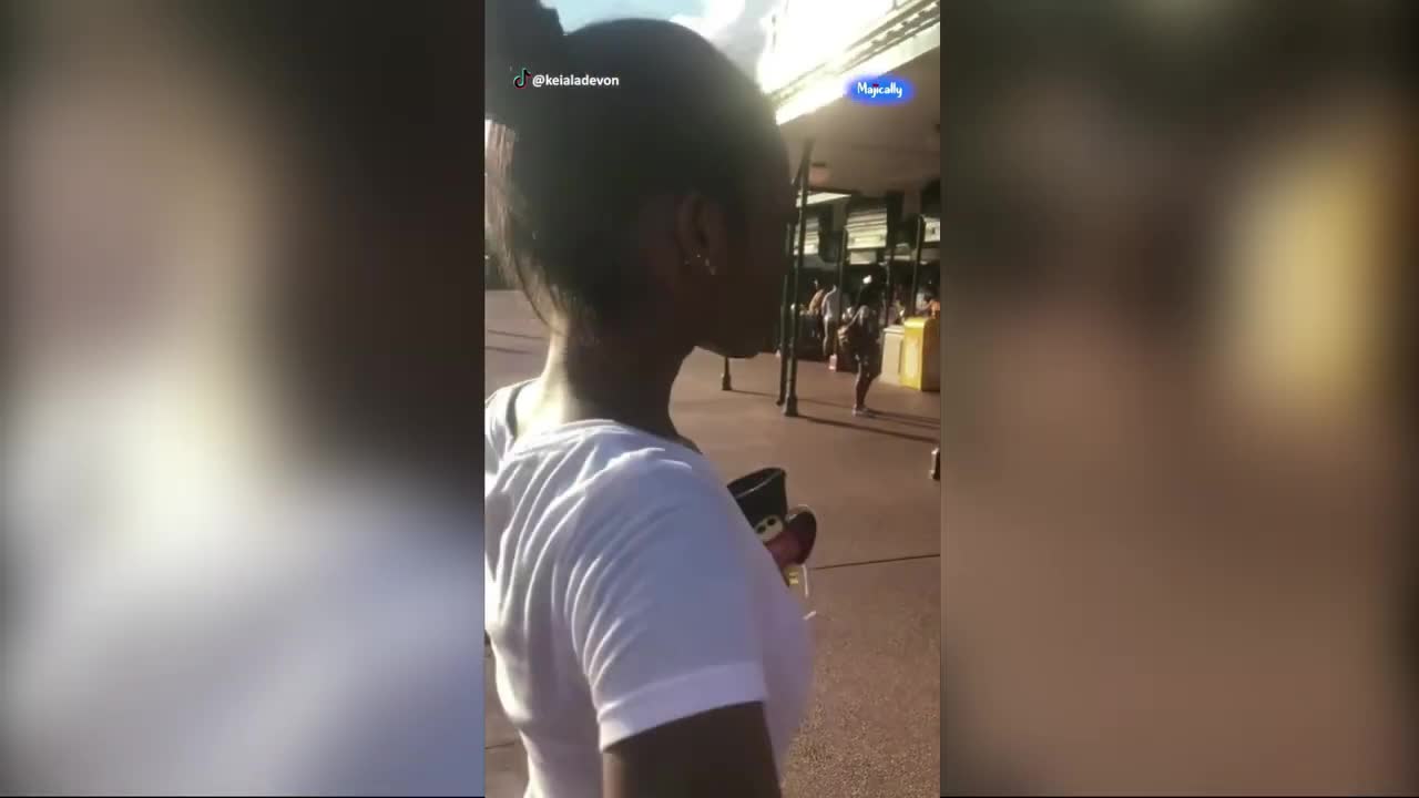 FIRST DISNEY TRIP - Woman has the best emotional reaction to visiting Disney for the first time (1)