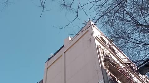 Barcelona sky footage 1/30/2022