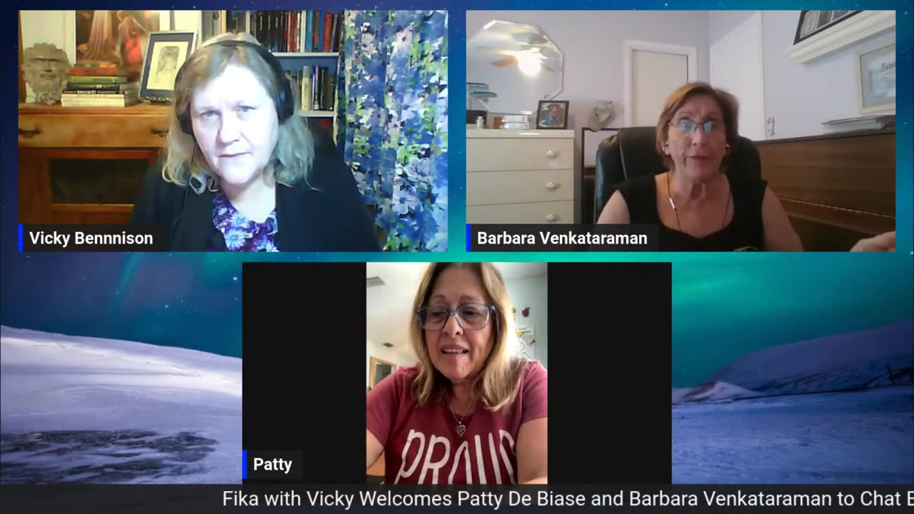 Fika with Vicky, Patty De Biase & Barbara Venkataraman Chat Book Banning - April 6, 2023.mp4