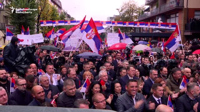Kosovar Serbs Protest Amid Car-License-Plate Controversy, Resignations