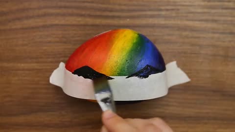 Very Simple & Easy Acrylic Painting on Stone