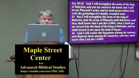 EZEKIEL 29, 30, & 31