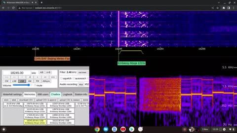 X06 231654 Moscow To Abuja 02/11/2022 1225 UTC 18245kHz