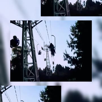 Subindo o Morro do Elefante de Teleférico - Campos do Jordão em 30 de maio de 2014