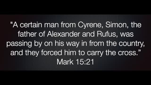 Mark 15:21 PODCAST
